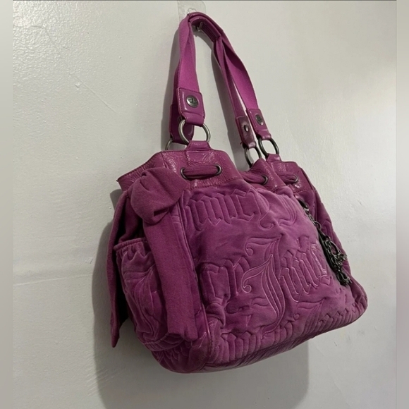 juicy couture Terry daydreamer bag Hot pink Purple - Picture 3 of 8